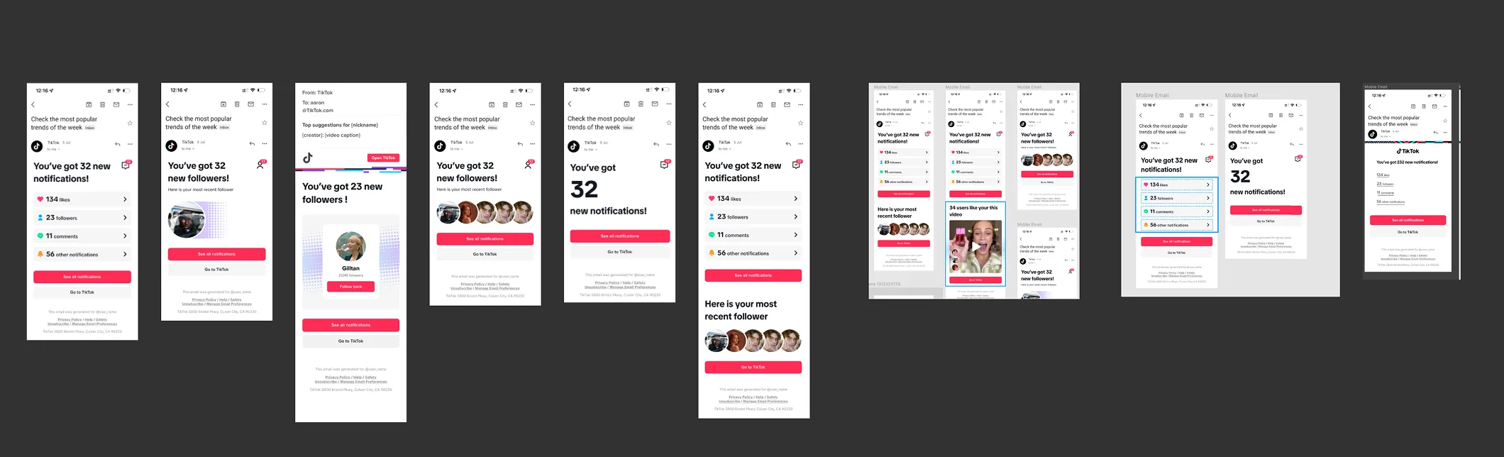 40 combinations explorations